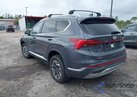 2021 Hyundai Santa Fe Hybrid Blue из США, поврежденный, VIN KM8S2DA14MU005973